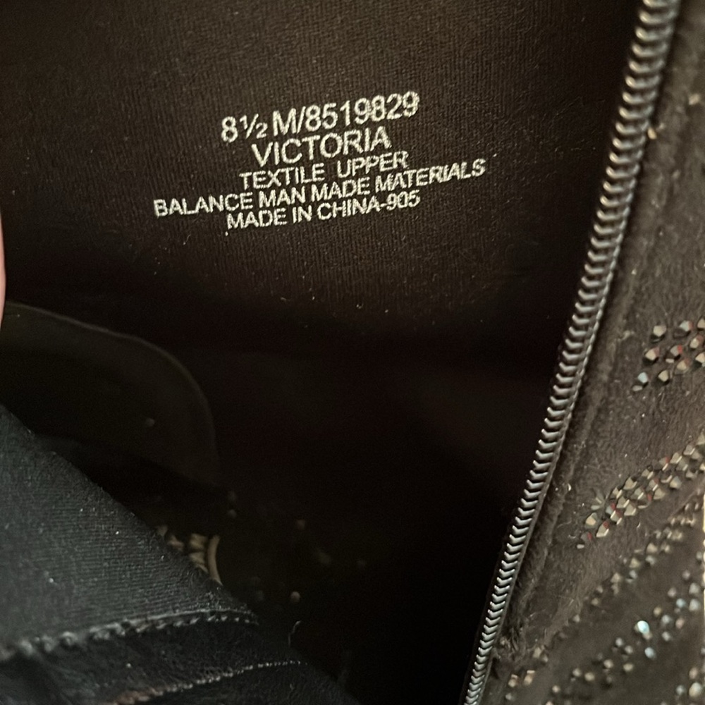 Black rhinestone boots - Picture 7 of 12